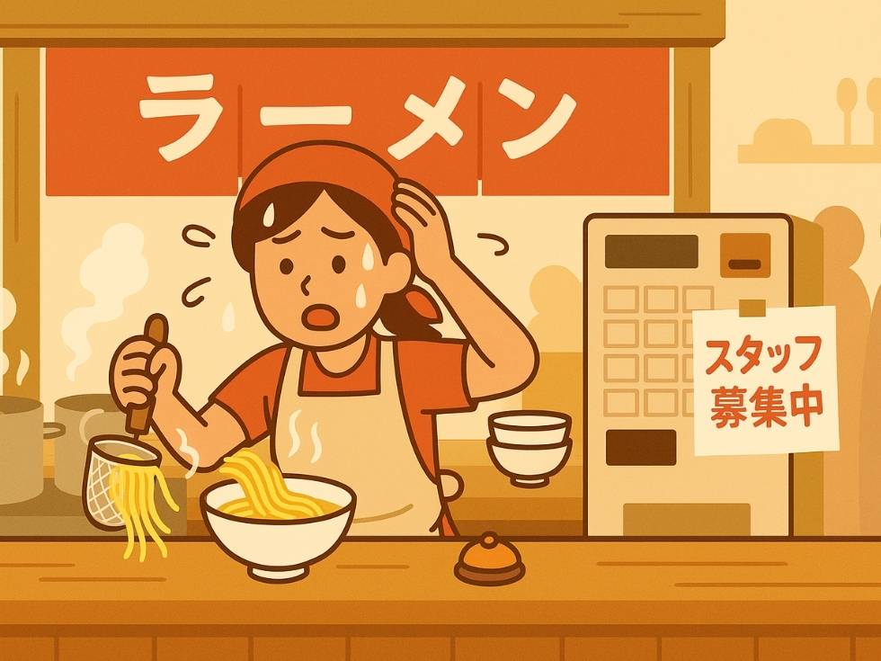 券売機のメリット「人手不足の解消」