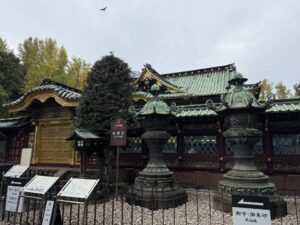 11月の紅葉イベントで券売機を導入した上野東照宮