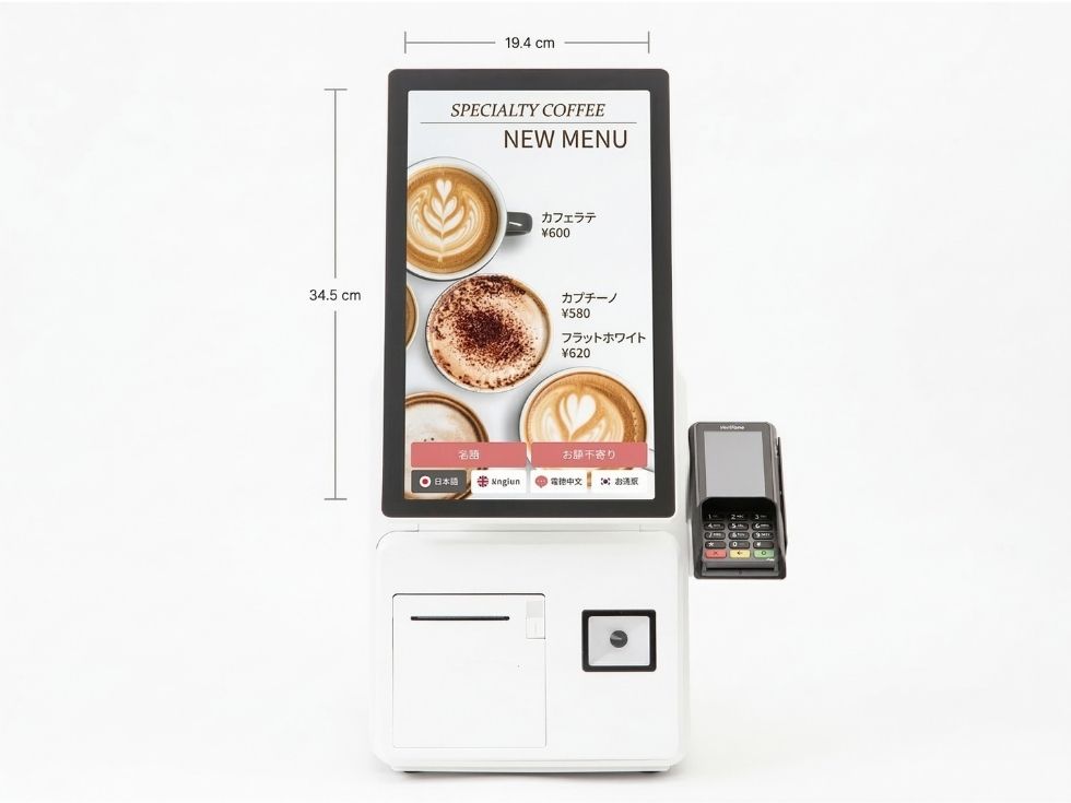 キャッシュレス券売機 ブレイン製K2