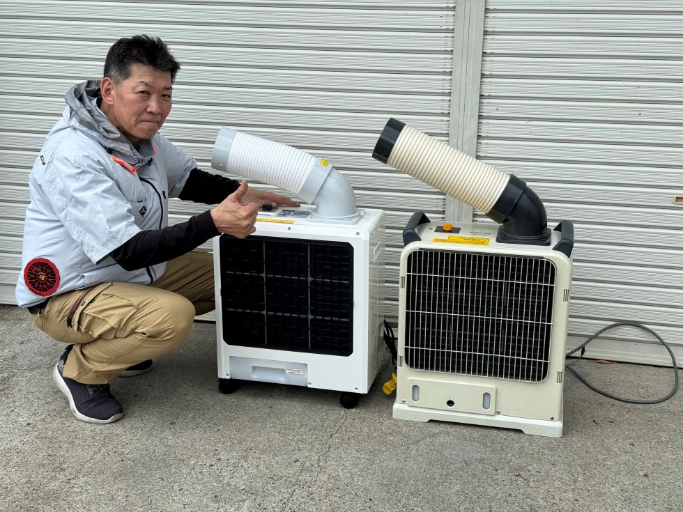 真夏の必需品 スポットクーラー アトラスのスタッフ亀山くんの画像