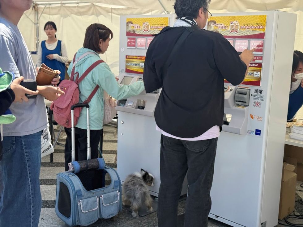 2026年5月 駒沢公園でのイベント「乾麺グランプリ」様へ券売機VT-G20Mを2台搬入
