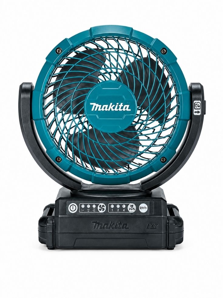 マキタCF102D レンタル産業扇 スポットクーラーと併用で快適冷風ファン