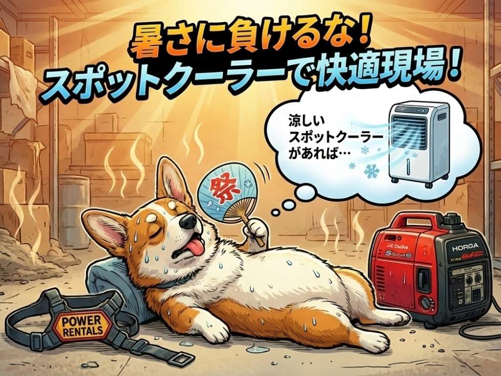 スポットクーラー レンタル 屋外イベントに最適
